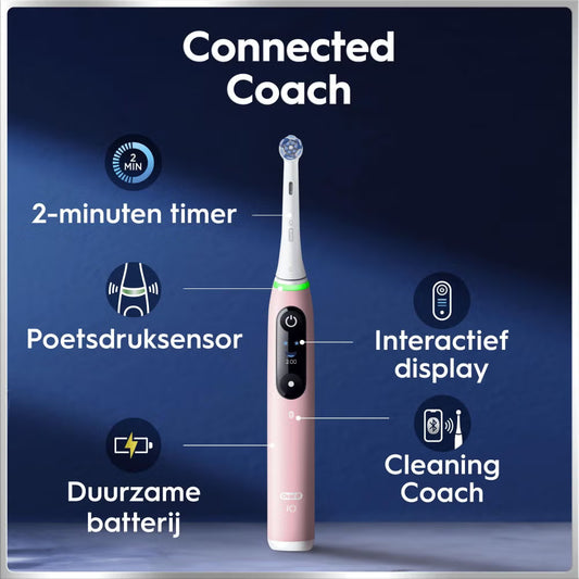 Oral-B iO 6N Elektrische Tandenborstel Roze + 10 Opzetborstels