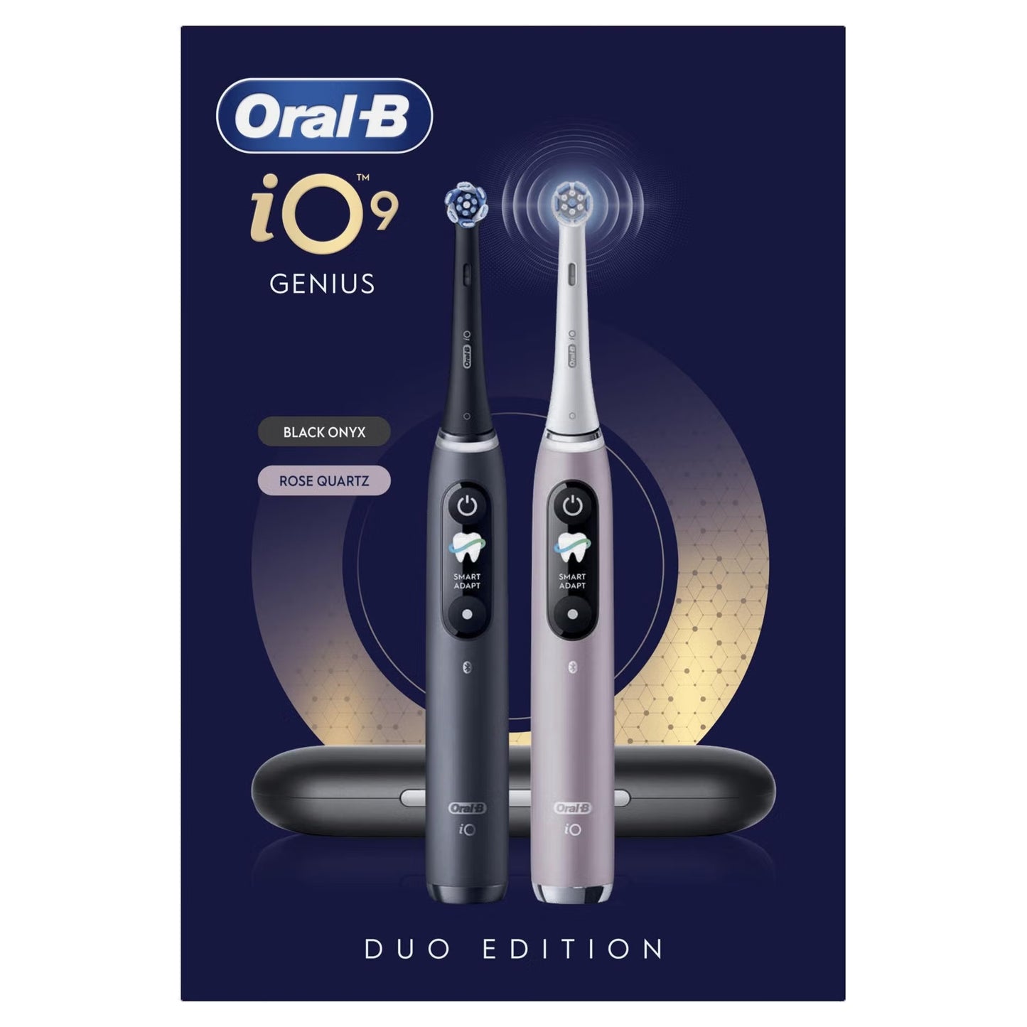 Oral-B iO 9N Elektrische Tandenborstel Zwart & Roze Duoverpakking + 10 Opzetborstels