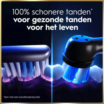 Oral-B iO 9N Elektrische Tandenborstel Zwart & Roze Duoverpakking + 10 Opzetborstels