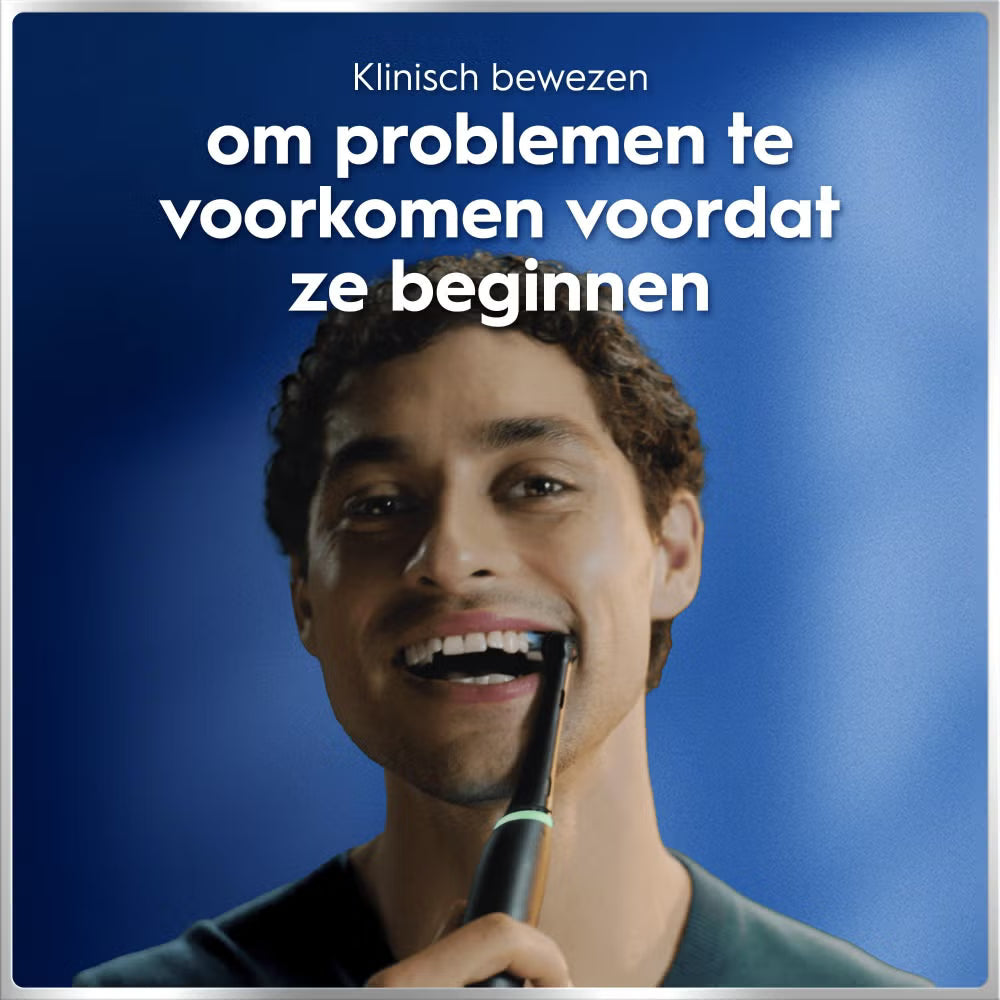 Oral-B iO 6 Elektrische Tandenborstels Zwart & Roze Duoverpakking + 10 Opzetborstels
