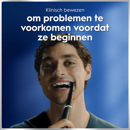 Oral-B iO 6 Elektrische Tandenborstels Zwart & Roze Duoverpakking + 10 Opzetborstels