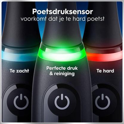 Oral-B iO 6N Elektrische Tandenborstel Zwart Lava + 4 Opzetborstels