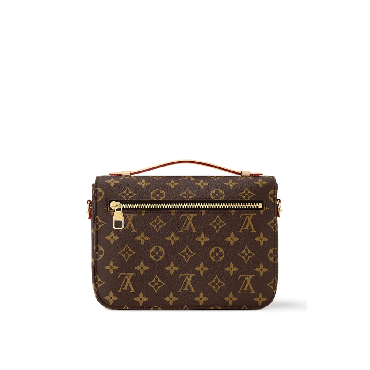 Louis Vuitton Pochette Métis Monogram-tasje, bruin, 25 cm