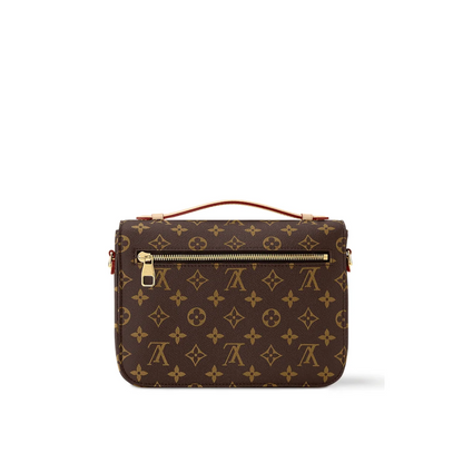 Louis Vuitton Pochette Métis Monogram-tasje, bruin, 25 cm