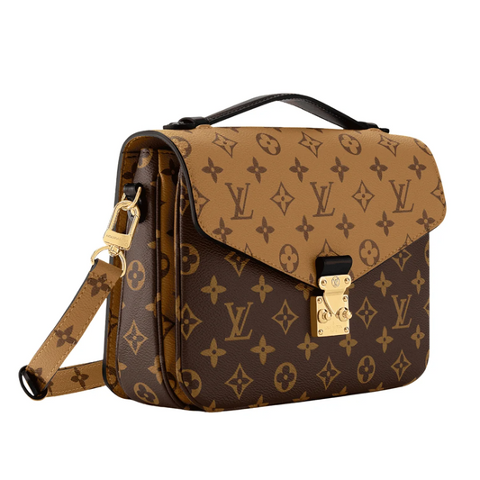 Louis Vuitton-tas: Métis Monogram inverse-clutch, 25 cm