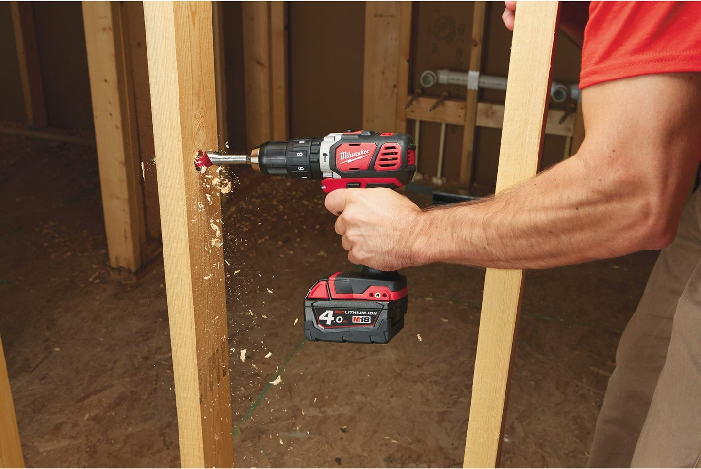 Milwaukee M18 BPD-402C accu Klopboormachine | 18v