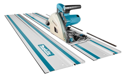 Makita SP6000J1X2 230V Invalcirkelzaag 165 mm + 2 x rail + koppelstrips + opbergtas + extra zaagblad