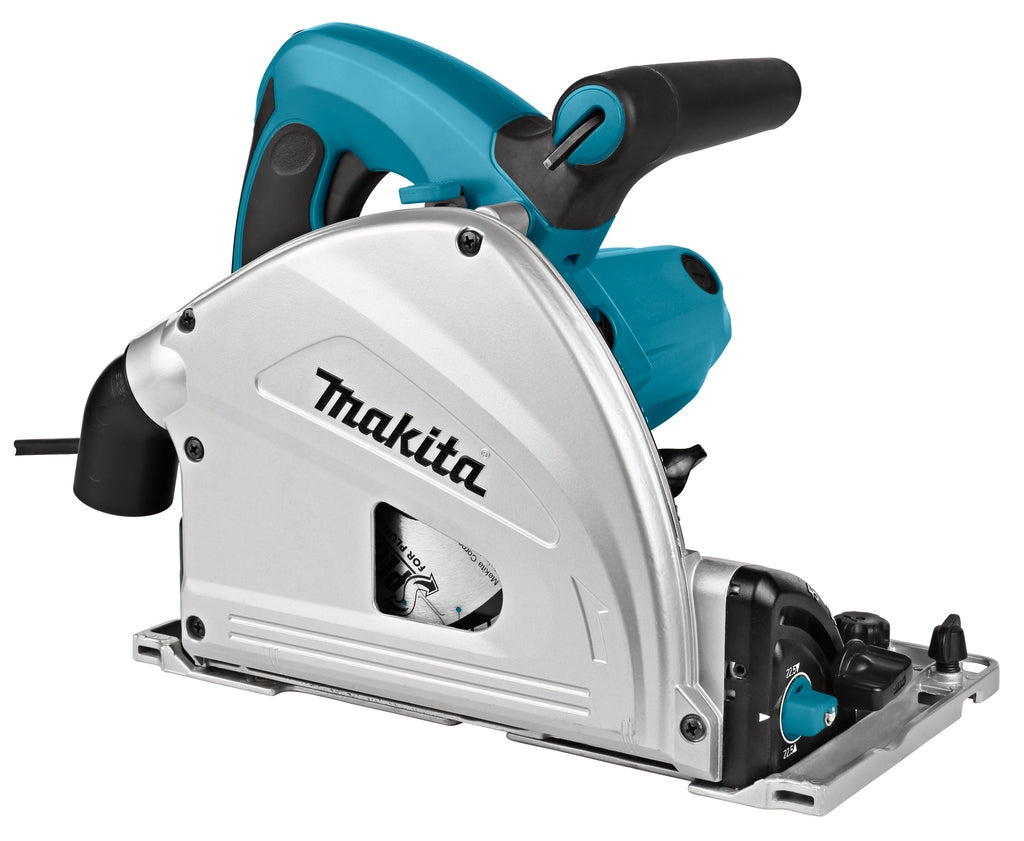 Makita SP6000J1X2 230V Invalcirkelzaag 165 mm + 2 x rail + koppelstrips + opbergtas + extra zaagblad
