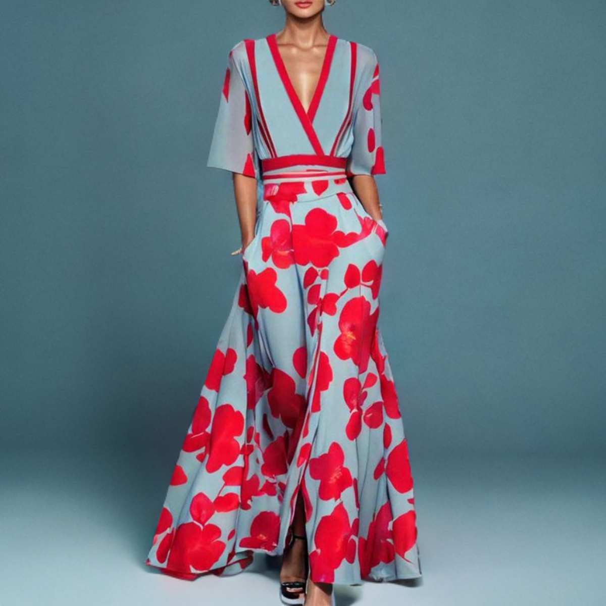 Tahlia | Elegante Viscose Jurk
