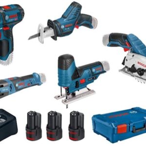 Bosch Professional – ensemble de 5 outils 12 V avec GSR, GST, GOP, GKS et GSA – photo 1