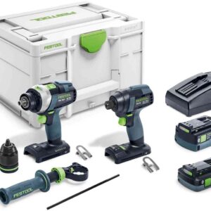 Festool TID 18 et TPC 18/4 – ensemble sans fil 18 V avec batteries de 4,0 et 5,0 Ah – photo 1