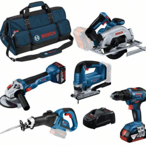 Bosch Professional – ensemble 18 V avec GSR 18V-55, GWS 18V-11, GKS, GSA et GST, 3 × 5,0 Ah – photo 1