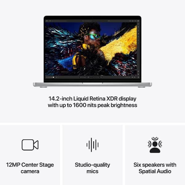 Apple MacBook Pro 14" (2024, M4) 16/512 GB, sølv