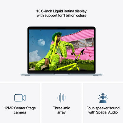 Apple MacBook Air 13" (2026, M5) 16/1 TB, himmelblå