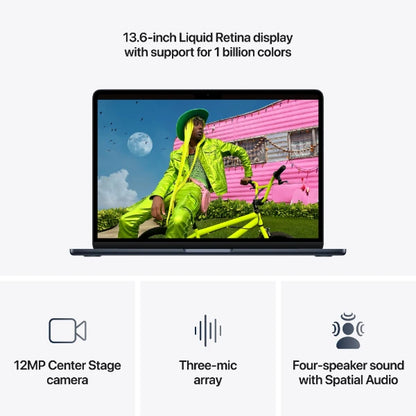 Apple MacBook Air 13" (2026, M5) 24/1 TB, midnat