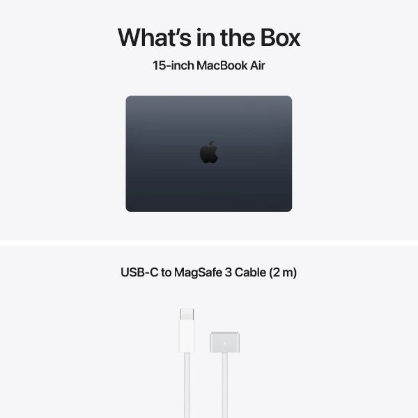 Apple MacBook Air 15" (2026, M5) 16/512 GB, midnat