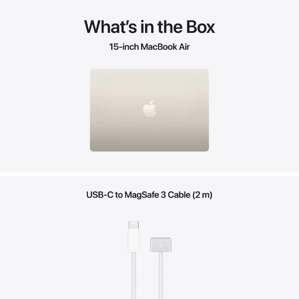 Apple MacBook Air 15" (2026, M5) 24/1 TB, stjerneskær
