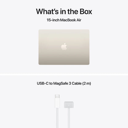 Apple MacBook Air 15" (2026, M5) 24/1 TB, stjerneskær