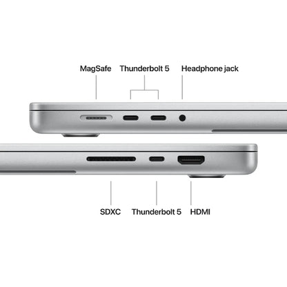 Apple MacBook Pro 16" (2026, M5 Max) 36/2 TB, sølv