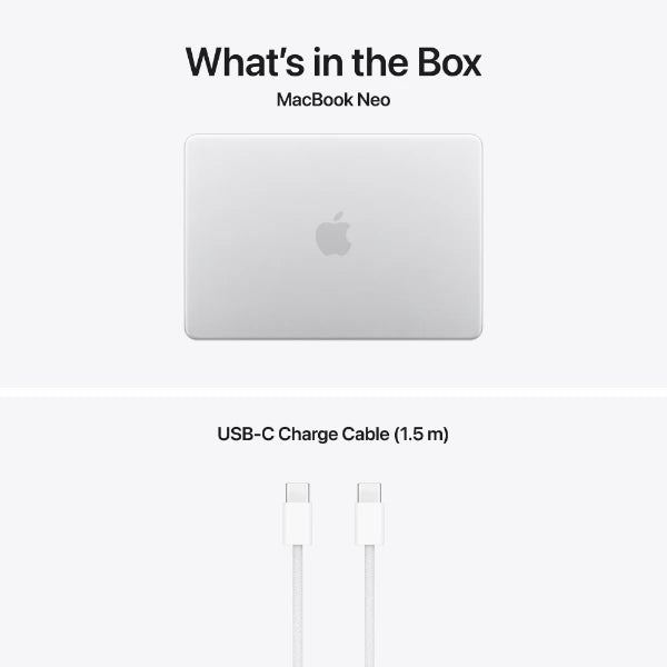 Apple MacBook Neo 13" (A18 Pro) 8/256 GB, sølv