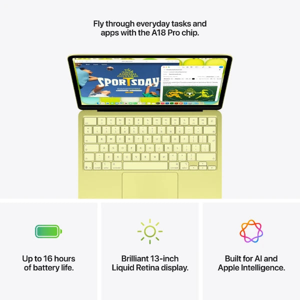 Apple MacBook Neo 13" (A18 Pro) 8/256 GB, sølv