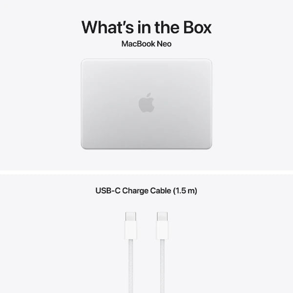 Apple MacBook Neo 13" (A18 Pro) 8/512 GB, sølv