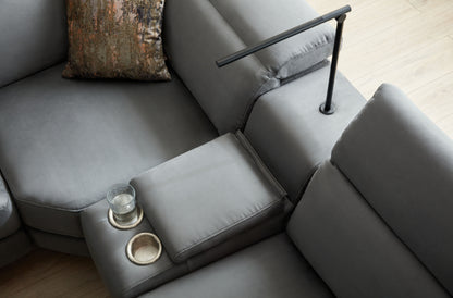 Ezra – 3 Corner 1.5 Sofa – Black