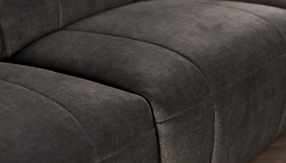 Lumiere – 3 Corner 3 Power Recliner Sofa with Headrest and Console – Brown