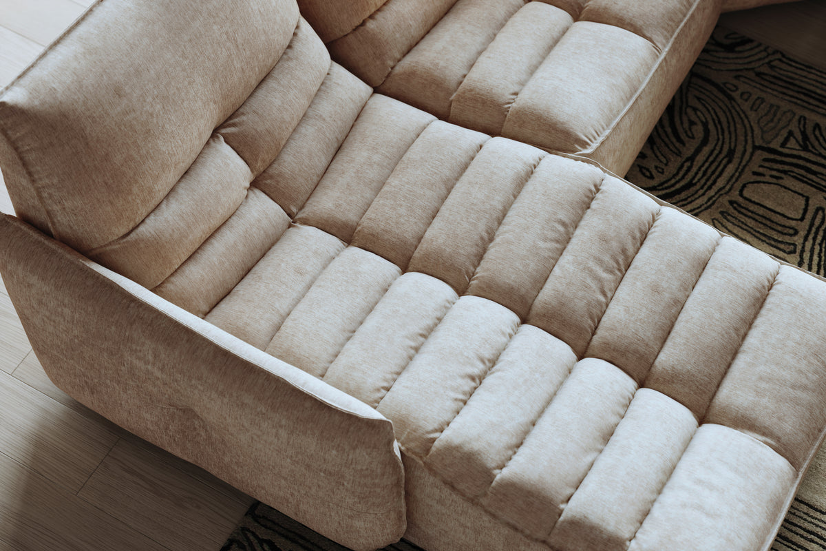 Santoro – 1 Corner 2 Seater Sofa – Blue