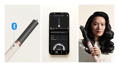 Dyson Airwrap Co-anda2x multi-styler and dryer connected to the MyDyson app.
