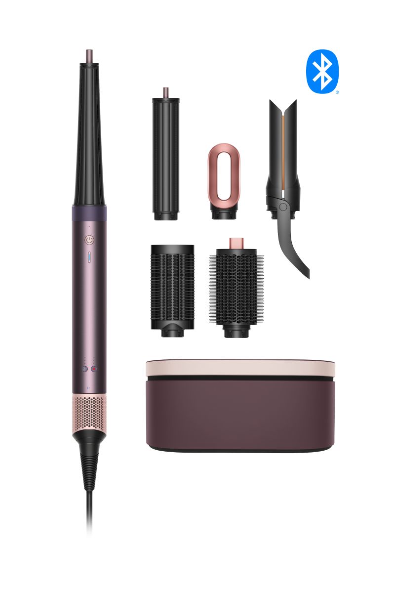New Dyson Airwrap Co-anda2x™ multi-styler and dryer with new attachments Straight+Wavy (Jasper plum)