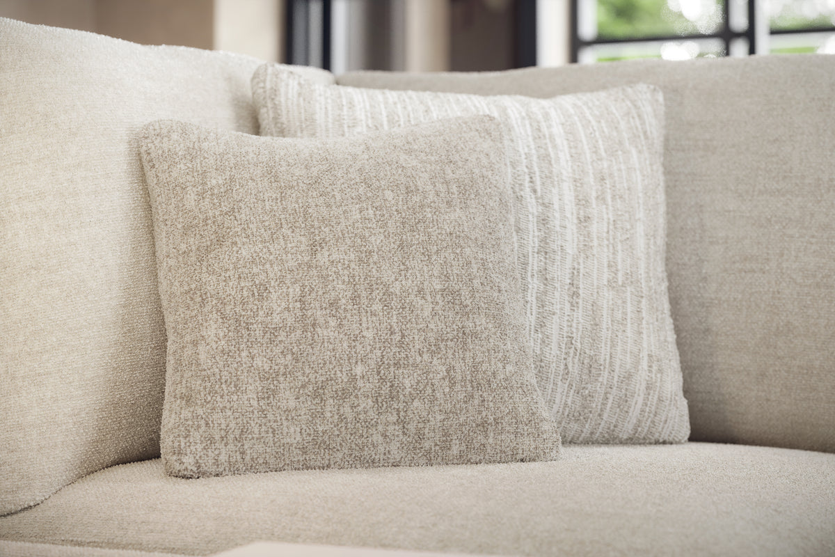 Amalfi – 3 Corner 1 Chaise Sofa with Console – Cream