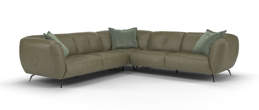 Otto – 3 Corner 3 Seater Sofa – Green