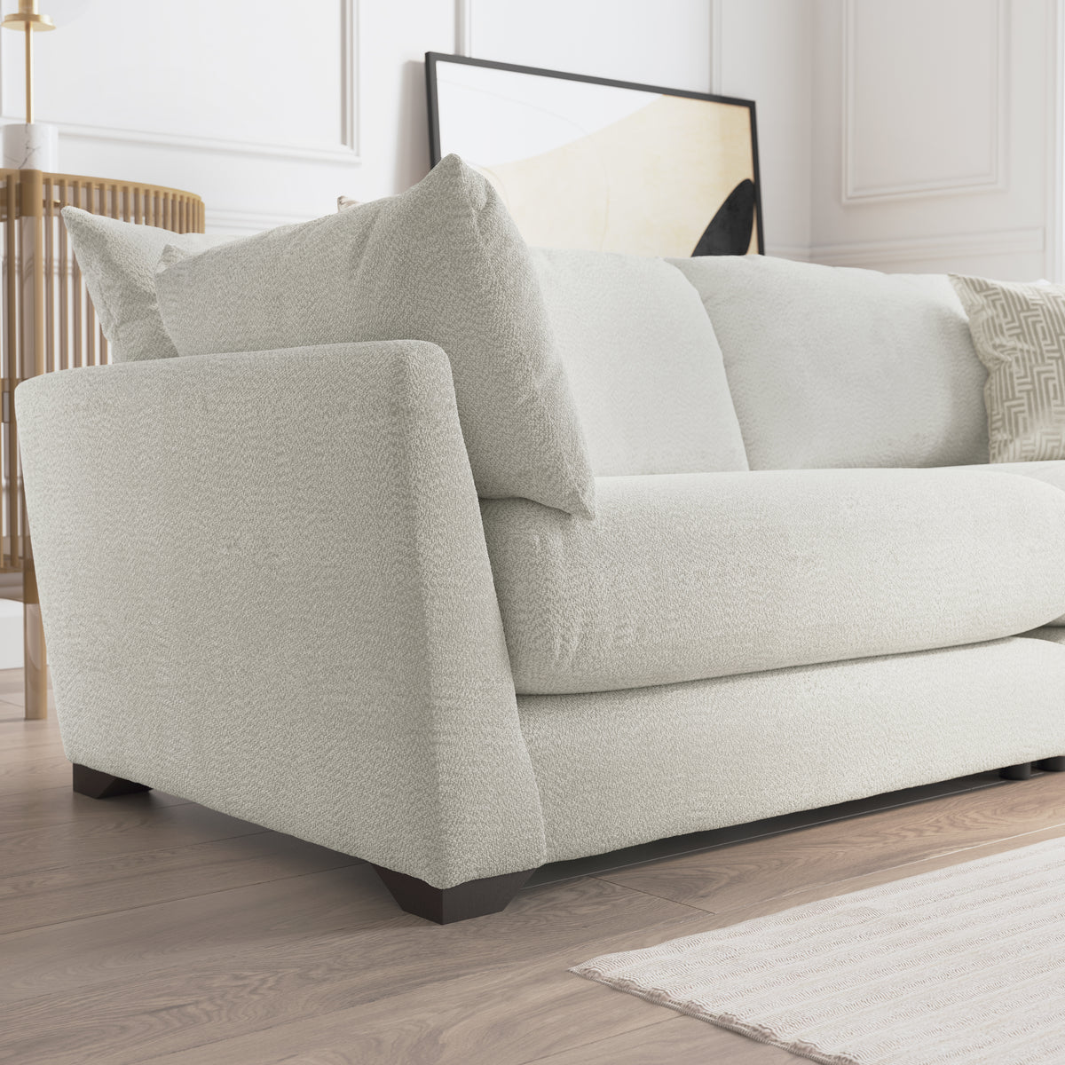 Tallulah – 2 Corner 1 Chaise Sofa – Green