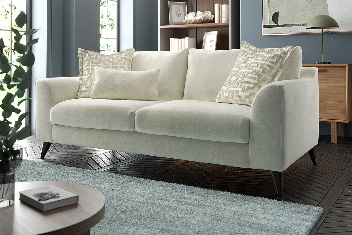 Mayfair – 3 Corner 1 Chaise Sofa with Foam Seats – Grey