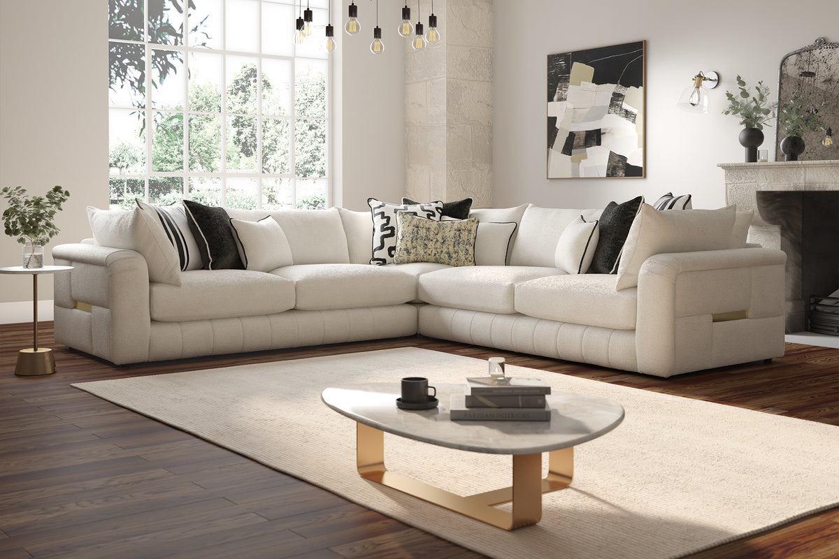 The Westwood – 3 Corner 3 Seater Sofa – White