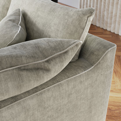 Georgio – 3 Corner 3 Seater Sofa with Feather Flex Interior – Beige