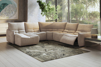 Santoro – 1 Corner 2 Seater Sofa – Blue