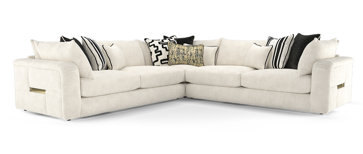 The Westwood – 3 Corner 3 Seater Sofa – White