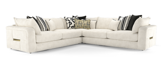 The Westwood – 3 Corner 3 Seater Sofa – White