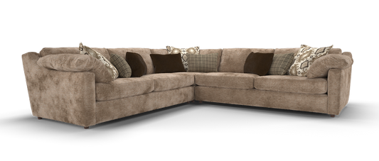 Samerson – 3 Corner 3 Seater Sofa – Brown