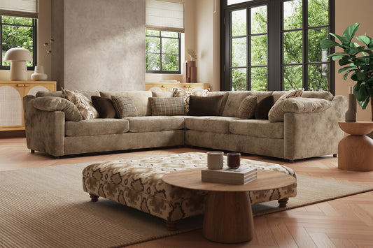 Samerson – 3 Corner 3 Seater Sofa – Brown