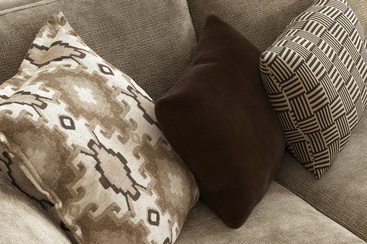 Samerson – 3 Corner 3 Seater Sofa – Brown