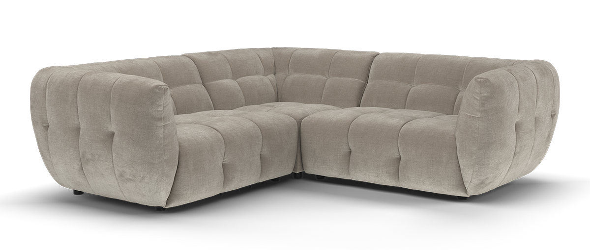 The Lunar – 2 Corner 2 Seater Sofa – Beige