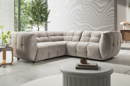 The Lunar – 2 Corner 2 Seater Sofa – Beige