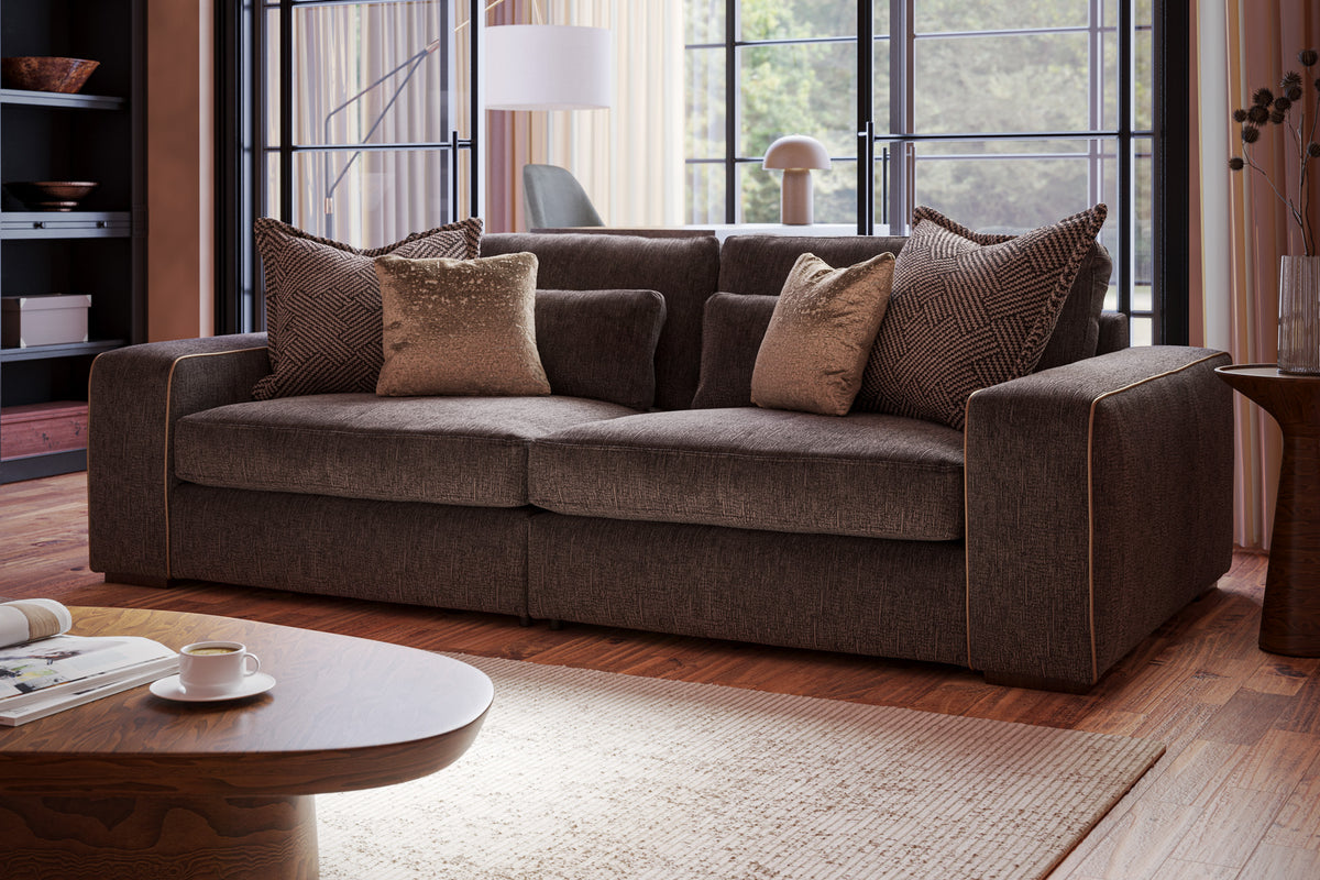 Giovanni – 3 Corner 1 Chaise Sofa with Reversible Extra Flex Interior – Cream