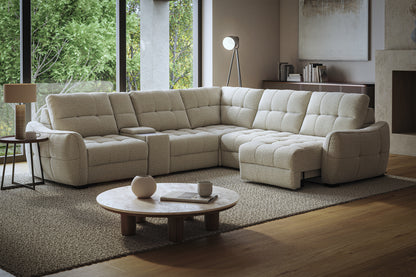 Alvera – 3 Cnr 3 Triple Motion Chs, Heated, Smart Cons, Quad Spkrs – Beige
