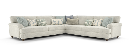 Hampton – 3 Corner 3 Seater Sofa – Cream
