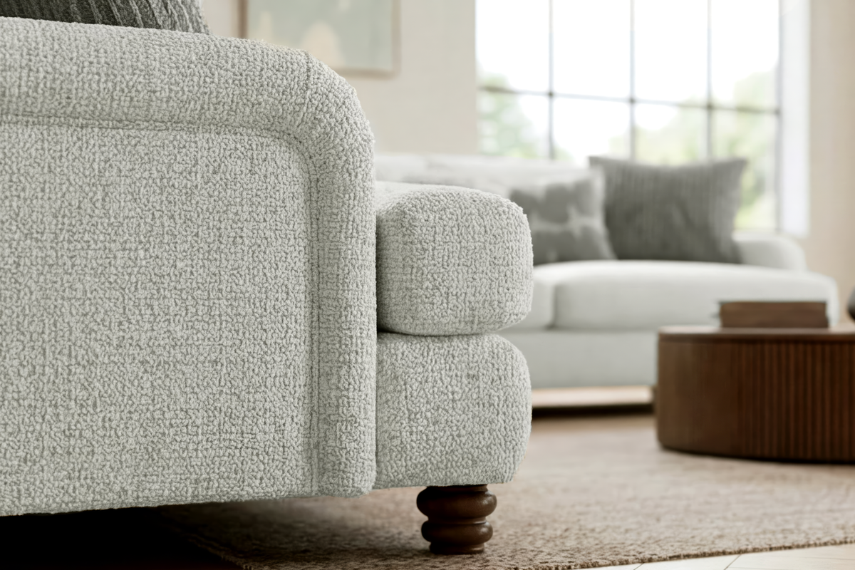 Hampton – 3 Corner 3 Seater Sofa – Cream