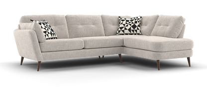 Halston – 2 Corner 1 Chaise Sofa – Beige